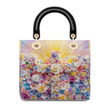 Catholight Floral Resurrection Lady Leather Bag