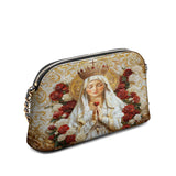 Catholight Lady of Fatima Elegance Leather Crossbody Bag