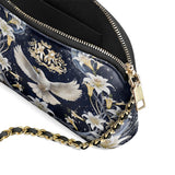 Catholight The Holy Spirit and Lily Devotional Leather Crossbody Bag