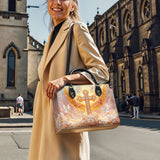 Catholight Sac en Cuir Colombe de Paix