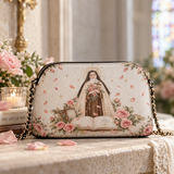Catholight St. Thérèse of Lisieux Little Way Leather Crossbody Bag