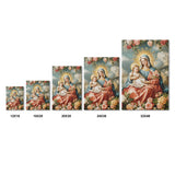 Catholight Halo Of Roses Canvas Wall Art