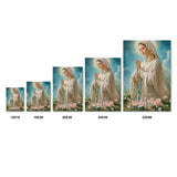 Catholight Lady Of Lourdes Canvas Wall Art