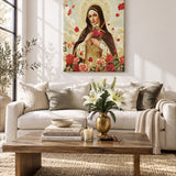 Catholight Little Flower Elegance Canvas Wall Art