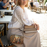 Catholight Christ and Mary Magdalene Leather Crossbody Bag