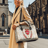 Catholight Élégance Sac en Cuir Cœur Immaculé de Marie