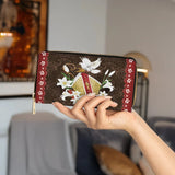 Catholight Le portefeuille en cuir de la grâce de l'évêque