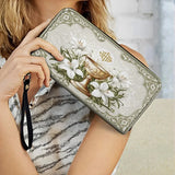 Catholight Le portefeuille en cuir de la Sainte Eucharistie