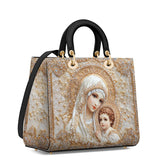 Catholight Heavenly Grace In Radiant Splendor Lady Leather Bag