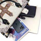 Catholight Foi & Fleurs Sac en Cuir