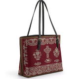 Catholight Liturgical Elegance Leather Tote Bag