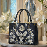 Catholight Sac en cuir dévotionnel de l'Esprit Saint et de Lily