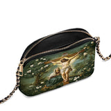 Catholight The Cross of Redemption Leather Crossbody Bag