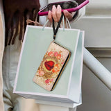 Catholight Portefeuille en cuir Sacré Cœur de Grâce