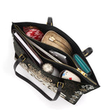 Catholight The Divine Monogram Leather Tote Bag