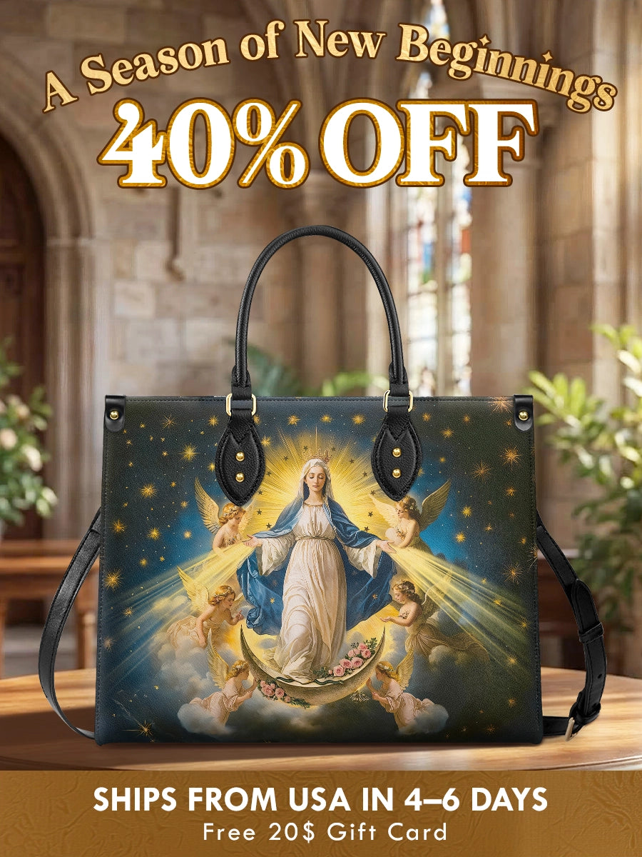 Catholight  The Queen of Heaven Leather Bag
