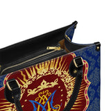 Catholight Marian Crown Emblem Leather Bag