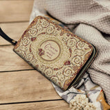 Catholight Portefeuille en cuir Force dans la grâce