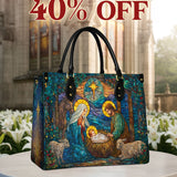 Catholight Holy Nativity Leather Bag