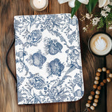 Catholight Sacred Elegance: Blue and White Devotion Bible Cover