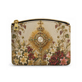 Catholight Eucharistic Bloom Leather Rosary Pouch
