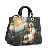 Catholight The Divine Shepherd's Grace Lady Leather Bag