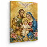 Catholight Holy Family in Divine Grace Canvas Wall Art