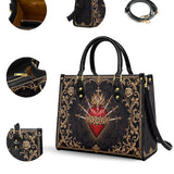 Catholight Flaming Sorrows Leather Bag