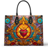 Catholight Eternal Flame Of Love Leather Bag