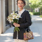 Catholight Divine Madonna And Child Lady Leather Bag