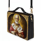 Catholight Saint Nicholas The Patron of Generosity Bible Cover