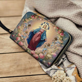 Catholight Assumption Of Mary Leather Wallet Purse