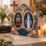 Catholight Wooden Faith Block Holy Mother Devotional