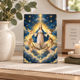 Catholight The Queen of Heaven Devotional Wooden Art