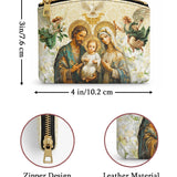 Catholight Holy Family Sacred Leather Rosary Pouch