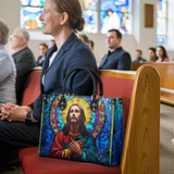Catholight Glorious Christ Leather Bag