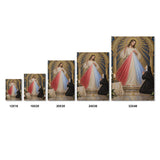 Catholight St. Faustina Divine Mercy Vision Canvas Wall Art