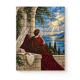 Catholight St. Monica Vision of Ostia Canvas Wall Art