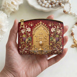 Catholight Eucharistic Majesty Leather Rosary Pouch