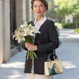 Catholight Divine Mother’s Embrace Lady Leather Bag