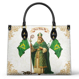 Sac en cuir de dévotion de Saint Patrick Catholight