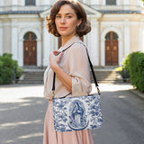 Catholight Sacred Serenity Virgin Mary Leather Bible Cover