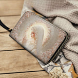 Catholight Rose Halo Dévotion - Portefeuille en Cuir