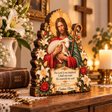 Catholight Wooden Faith Block - The Lord Is My Shepherd