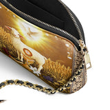 Catholight The Lamb Of Redemption Leather Crossbody Bag