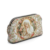 Catholight Virgin Mary's Grace Leather Crossbody Bag
