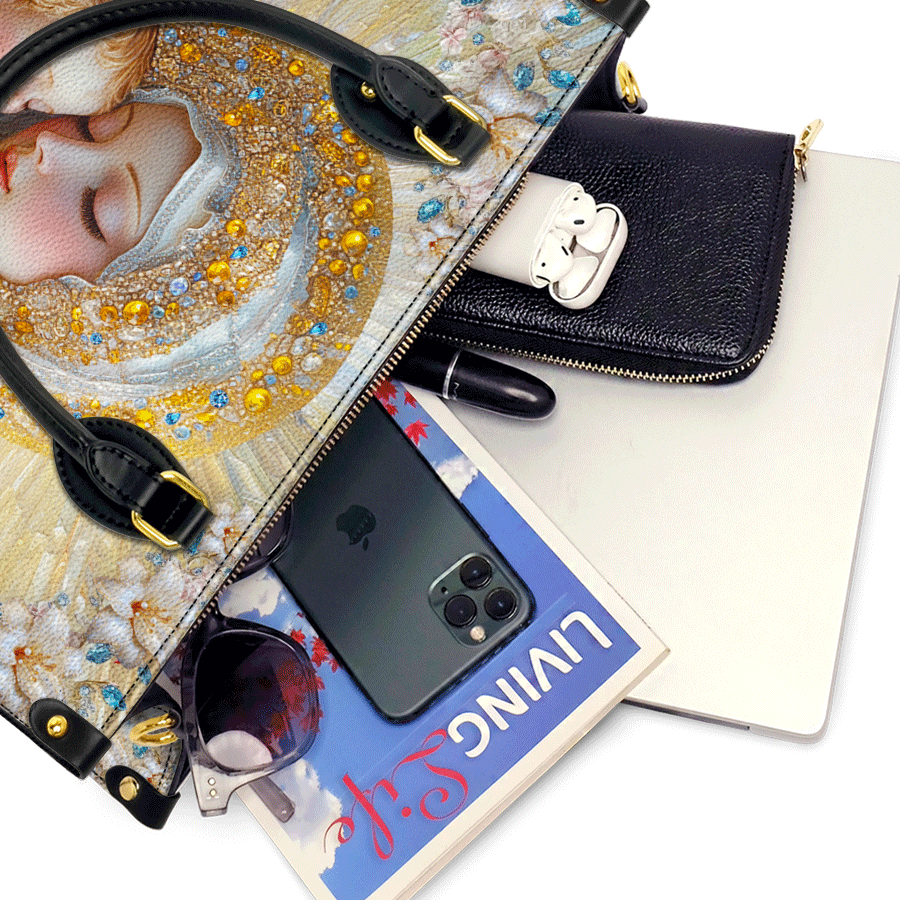 Catholight Sac en Cuir de Grâce Divine et Sérénité