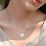 Catholight Blessed Virgin Mary Necklace in Sterling Silver