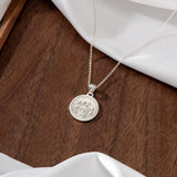 Catholight Holy Family Necklace in Sterling Silver
