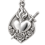 Catholight Immaculate Heart - Rose of Grace Charm